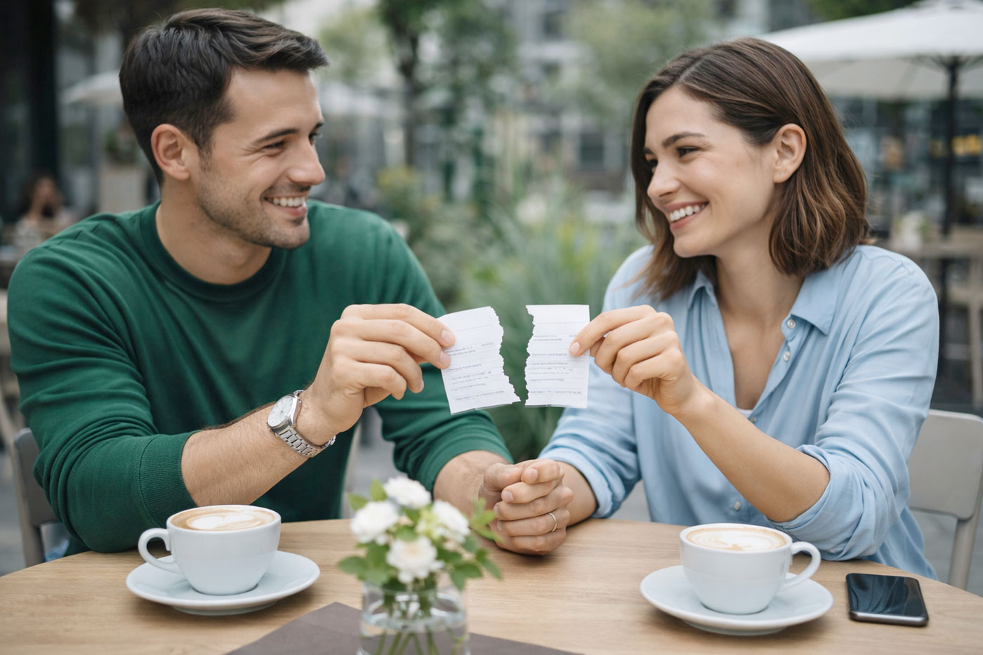 Хочу разделить счет пополам с мужчиной. Это нормально?